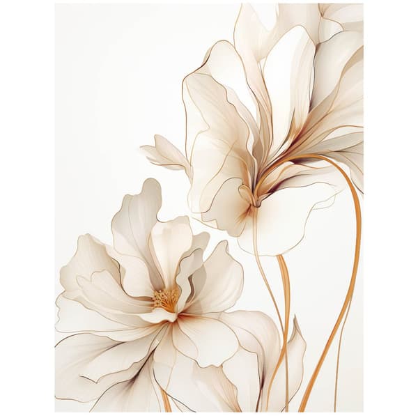 Elegant Delicacy Elegant Delicacy, 70x100 cm, mørkebrun træramme, 230 gsm mat papir