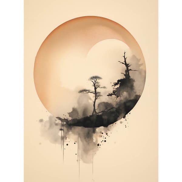 Zen Circle Zen Circle, 60x90 cm, uindrammet, 230 gsm mat papir