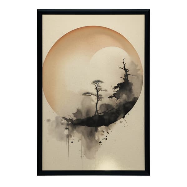 Zen Circle Zen Circle, 30x40 cm, svart aluminiumram, 230 gsm matt papper