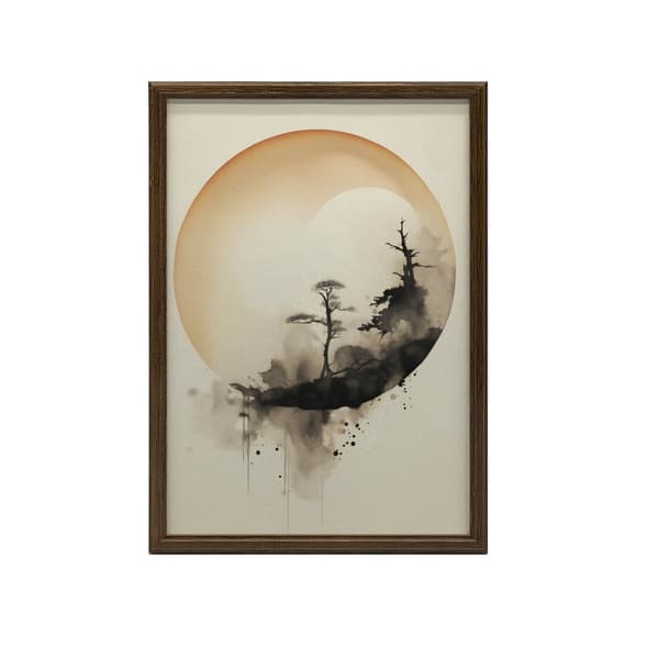 Zen Circle Zen Circle, 30x40 cm, svart aluminiumram, 230 gsm matt papper