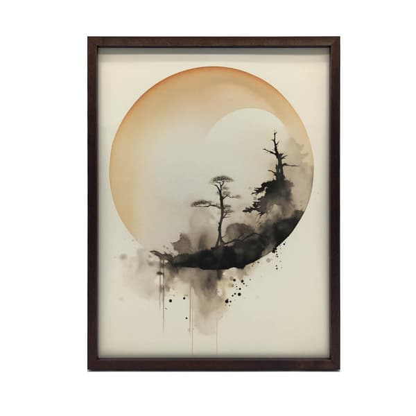 Zen Circle Zen Circle, 30x40 cm, svart aluminiumram, 230 gsm matt papper
