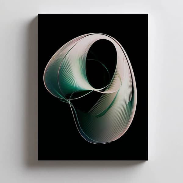 Harmony of Colours in the Dark Harmony of Colours in the Dark, 70x100 cm, guld aluminiumram, 230 gsm matt papper