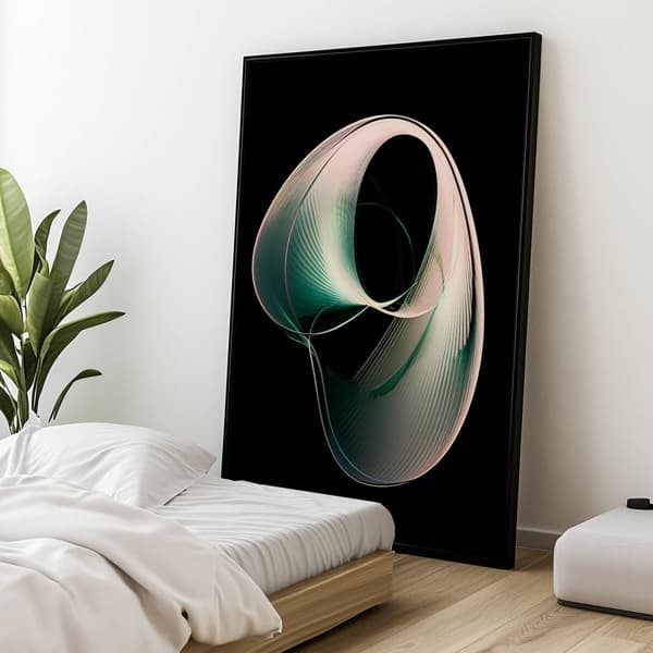Harmony of Colours in the Dark Harmony of Colours in the Dark, 70x100 cm, guld aluminiumram, 230 gsm matt papper