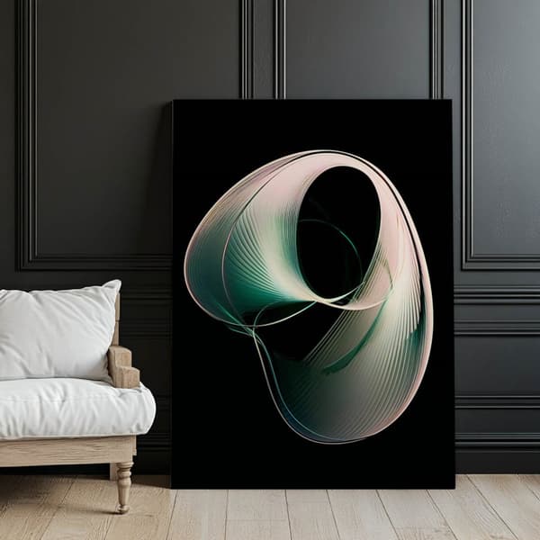 Harmony of Colours in the Dark Harmony of Colours in the Dark, 70x100 cm, guld aluminiumram, 230 gsm matt papper