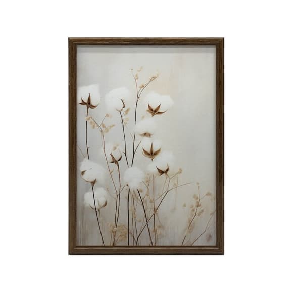 Bomuldsblomster Bomuldsblomster, 50x70 cm, uindrammet, 230 gsm mat papir