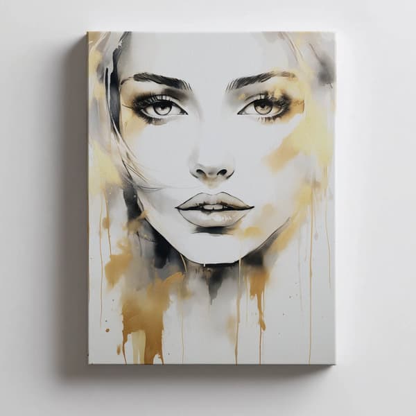 Portræt af mysteriet Portræt af mysteriet, 30x40 cm, uindrammet, premium lærred på båre