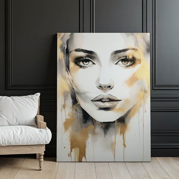 Portræt af mysteriet Portræt af mysteriet, 50x70 cm, sort aluminiumsramme, 230 gsm mat papir