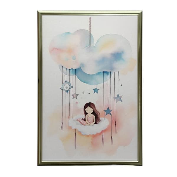 Cloud Carousel of Dreams Cloud Carousel of Dreams, 60x90 cm, guld aluminiumram, 230 gsm matt papper