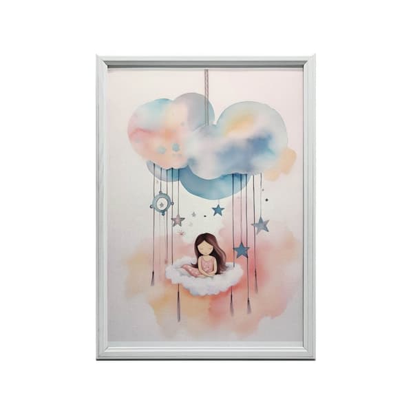 Cloud Carousel of Dreams Cloud Carousel of Dreams, 60x90 cm, guld aluminiumram, 230 gsm matt papper