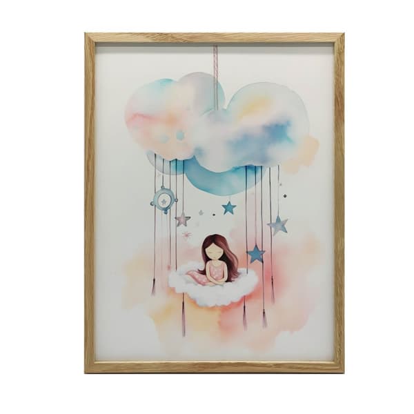 Cloud Carousel of Dreams Cloud Carousel of Dreams, 60x90 cm, guld aluminiumram, 230 gsm matt papper