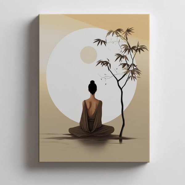 Peace in Balance Peace in Balance, 30x40 cm, svart aluminiumram, 230 gsm matt papper