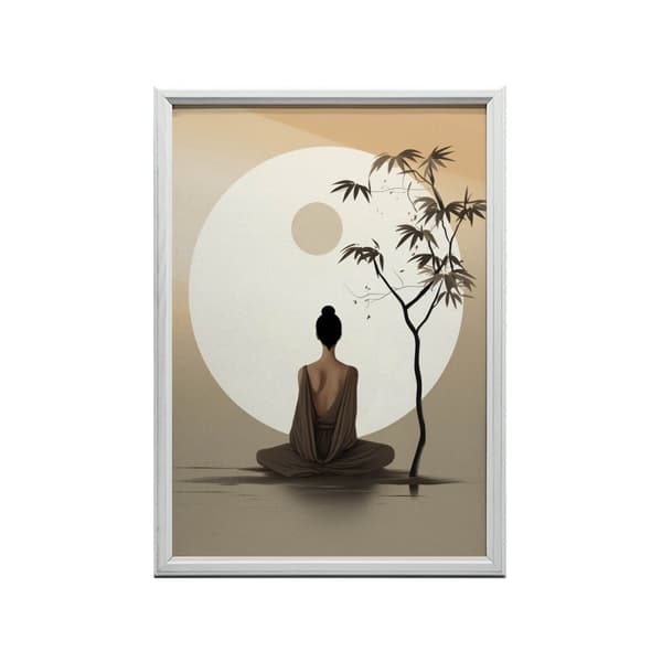 Peace in Balance Peace in Balance, 30x40 cm, svart aluminiumram, 230 gsm matt papper