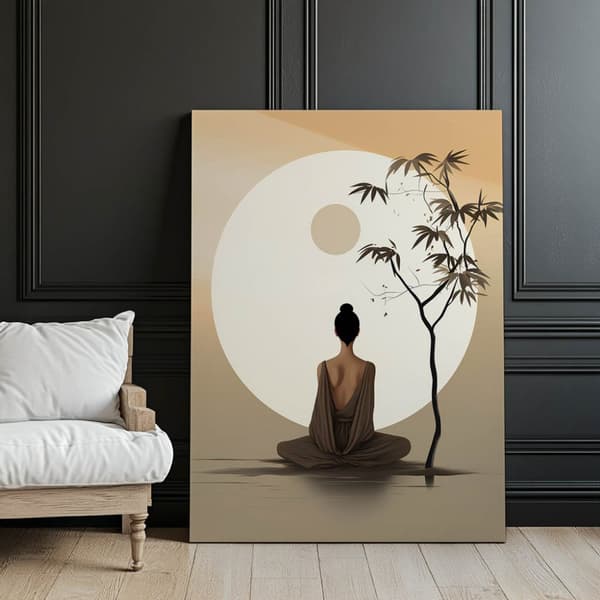 Peace in Balance Peace in Balance, 30x40 cm, svart aluminiumram, 230 gsm matt papper
