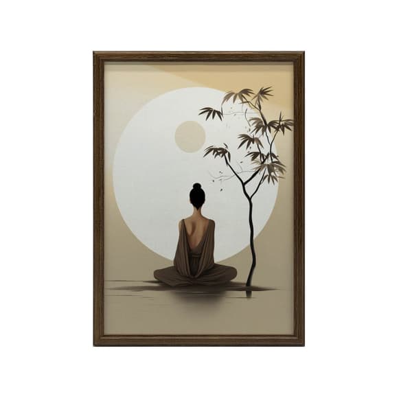 Peace in Balance Peace in Balance, 50x70 cm, guld aluminiumram, 230 gsm matt papper