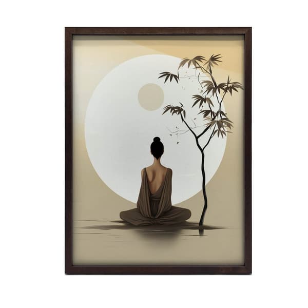 Peace in Balance Peace in Balance, 50x70 cm, guld aluminiumram, 230 gsm matt papper