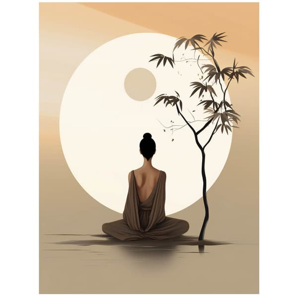 Peace in Balance Peace in Balance, 50x70 cm, ljus ekträram, 230 gsm matt papper