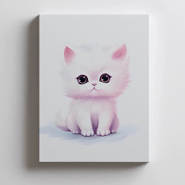 Cat Friend Cat Friend, 60x90 cm, sort aluminiumsramme, 230 gsm mat papir