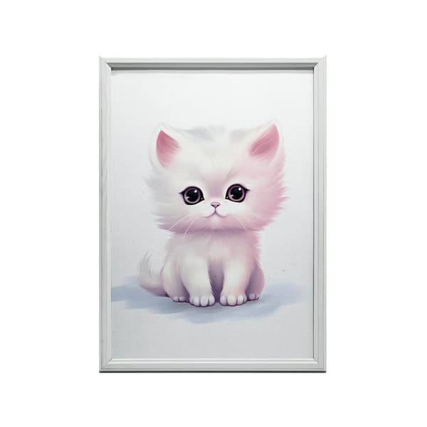 Cat Friend Cat Friend, 60x90 cm, sort aluminiumsramme, 230 gsm mat papir