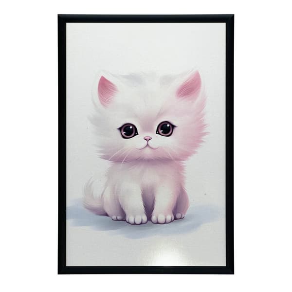 Cat Friend Cat Friend, 60x90 cm, sort aluminiumsramme, 230 gsm mat papir