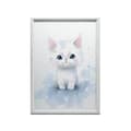 Miniatyrbild 8 av 10: Cat Charm Cat Charm, 30x40 cm, vit träram, 230 gsm matt papper