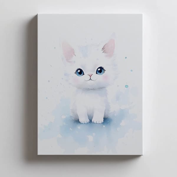 Cat Charm Cat Charm, 70x100 cm, mörkbrun träram, 230 gsm matt papper