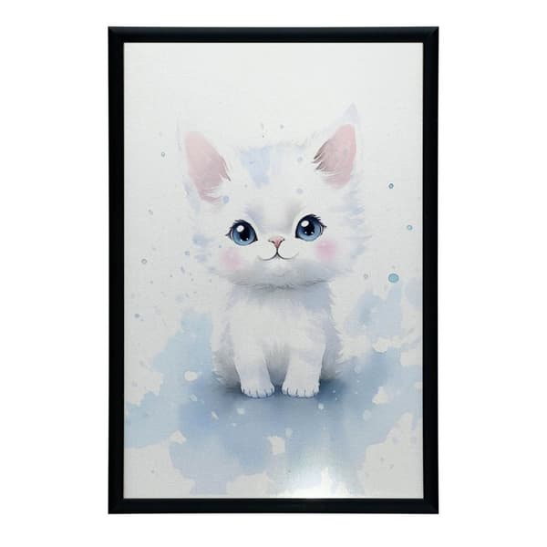Cat Charm Cat Charm, 70x100 cm, mörkbrun träram, 230 gsm matt papper