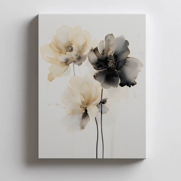 Floral Dance Floral Dance, 30x40 cm, svart aluminiumram, 230 gsm matt papper