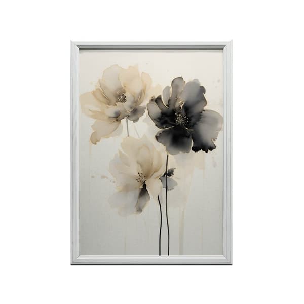 Floral Dance Floral Dance, 30x40 cm, guld aluminiumram, 230 gsm matt papper