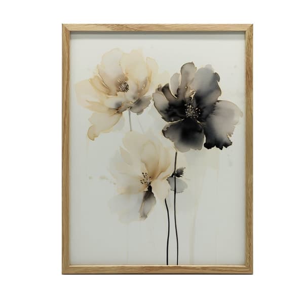 Floral Dance Floral Dance, 30x40 cm, guld aluminiumram, 230 gsm matt papper
