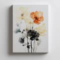 Miniatyrbillede 4 af 10: Blomstersymfoni i akvarel Blomstersymfoni i akvarel, 40x50 cm, sort aluminiumsramme, 230 gsm mat papir