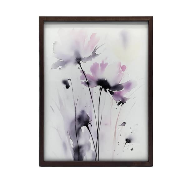 Delikate akvarelblomster Delikate akvarelblomster, 40x50 cm, uindrammet, 230 gsm mat papir