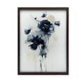 Miniatyrbillede 2 af 10: Mørkeblå blomster Mørkeblå blomster, 40x50 cm, uindrammet, 230 gsm mat papir