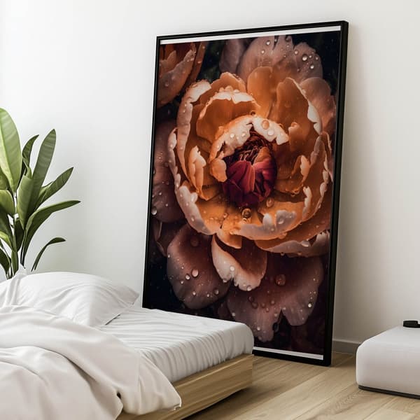 Orange Peony Orange Peony, 40x50 cm, uindrammet, 230 gsm mat papir