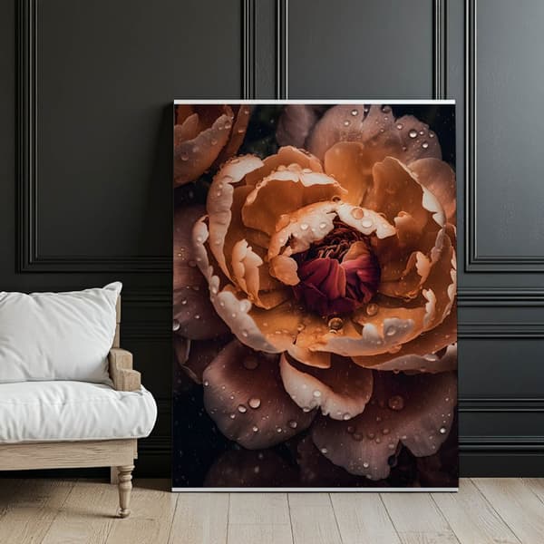Orange Peony Orange Peony, 40x50 cm, uindrammet, 230 gsm mat papir