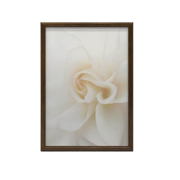 Ethereal White Rose Ethereal White Rose, 70x100 cm, lys egetræsramme, 230 gsm mat papir