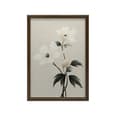 Miniatyrbild 7 av 10: White Elegance - Minimalist Floral Poster White Elegance - Minimalist Floral Poster, 30x40 cm, ljus ekträram, 230 gsm matt papper