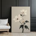 Miniatyrbild 9 av 10: White Elegance - Minimalist Floral Poster White Elegance - Minimalist Floral Poster, 30x40 cm, ljus ekträram, 230 gsm matt papper