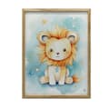 Pikkukuva 1 / 10: Lion's Shine of Dreams Lion's Shine of Dreams, 30x40 cm, kultainen alumiinirunko, 230 gsm mattapaperi