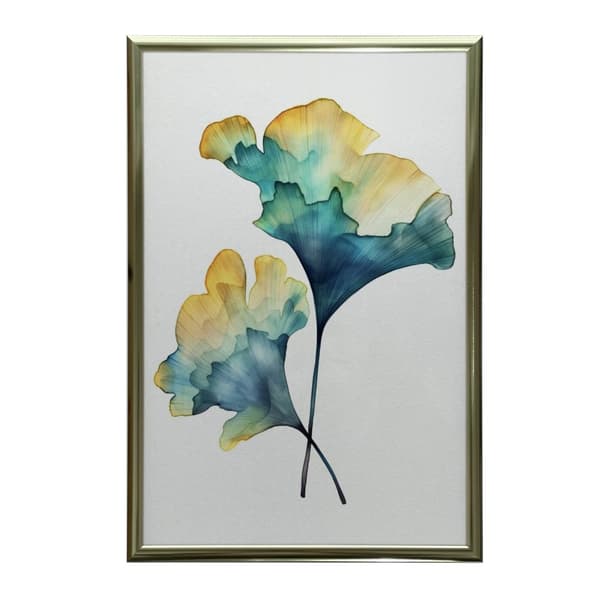 Ginkgo Leaves Ginkgo Leaves, 50x70 cm, uindrammet, premium lærred på båreramme