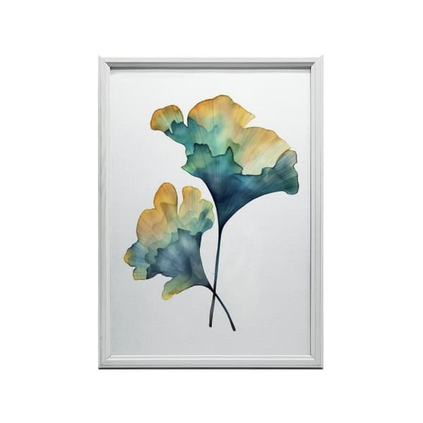 Ginkgo Leaves Ginkgo Leaves, 50x70 cm, uindrammet, premium lærred på båreramme