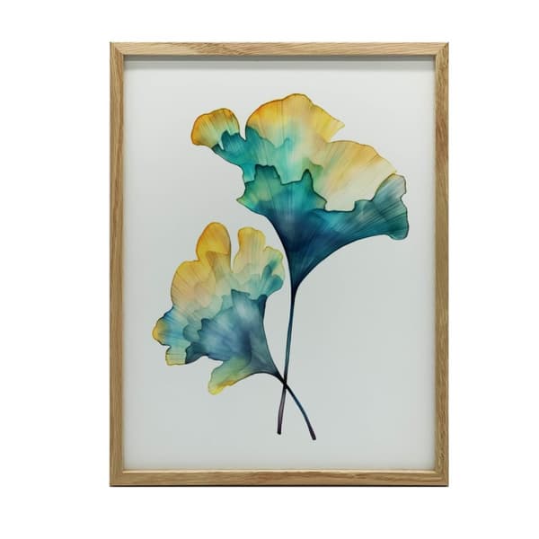 Ginkgo Leaves Ginkgo Leaves, 50x70 cm, uindrammet, premium lærred på båreramme