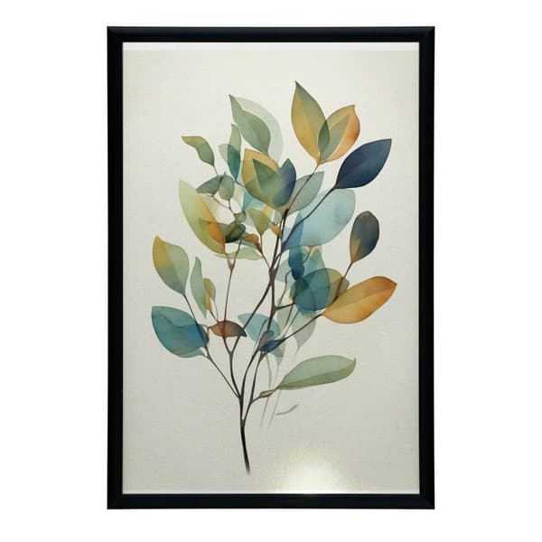 Eucalyptus Elegance Eucalyptus Elegance, 30x40 cm, mørkebrun træramme, 230 gsm mat papir
