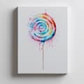 Miniatyrbild 4 av 10: Rainbow Lollipop Rainbow Lollipop, 60x90 cm, svart aluminiumram, 230 gsm matt papper