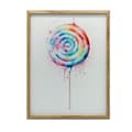 Miniatyrbild 1 av 10: Rainbow Lollipop Rainbow Lollipop, 60x90 cm, svart aluminiumram, 230 gsm matt papper
