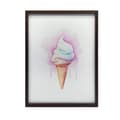 Miniatyrbild 2 av 10: Rainbow Ice Cream Rainbow Ice Cream, 30x40 cm, oinramad, premiumduk på bår
