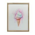 Miniatyrbild 1 av 10: Rainbow Ice Cream Rainbow Ice Cream, 30x40 cm, oinramad, premiumduk på bår
