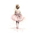 Pikkukuva 3 / 10: Pink Ballerina - Dancing Princess Pink Ballerina - Dancing Princess, 50x70 cm, vaalea tammipuurunko, 230 gsm mattapaperi