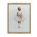 Pikkukuva 1 / 10: Pink Ballerina - Dancing Princess Pink Ballerina - Dancing Princess, 50x70 cm, vaalea tammipuurunko, 230 gsm mattapaperi