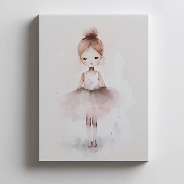 Little Princess Dance Little Princess Dance, 40x50 cm, sort aluminiumsramme, 230 gsm mat papir