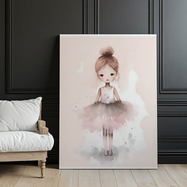 Little Princess Dance Little Princess Dance, 40x50 cm, sort aluminiumsramme, 230 gsm mat papir